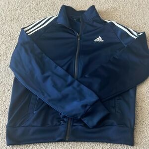 Like new! Navy, Men’s small Adidas track jacket